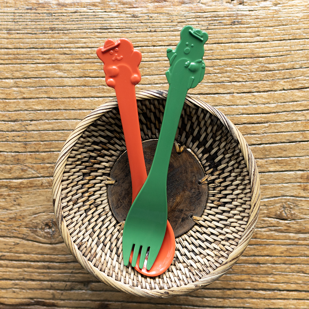 Dinotaeng Quokka & BOBO Picnic Cutlery Set