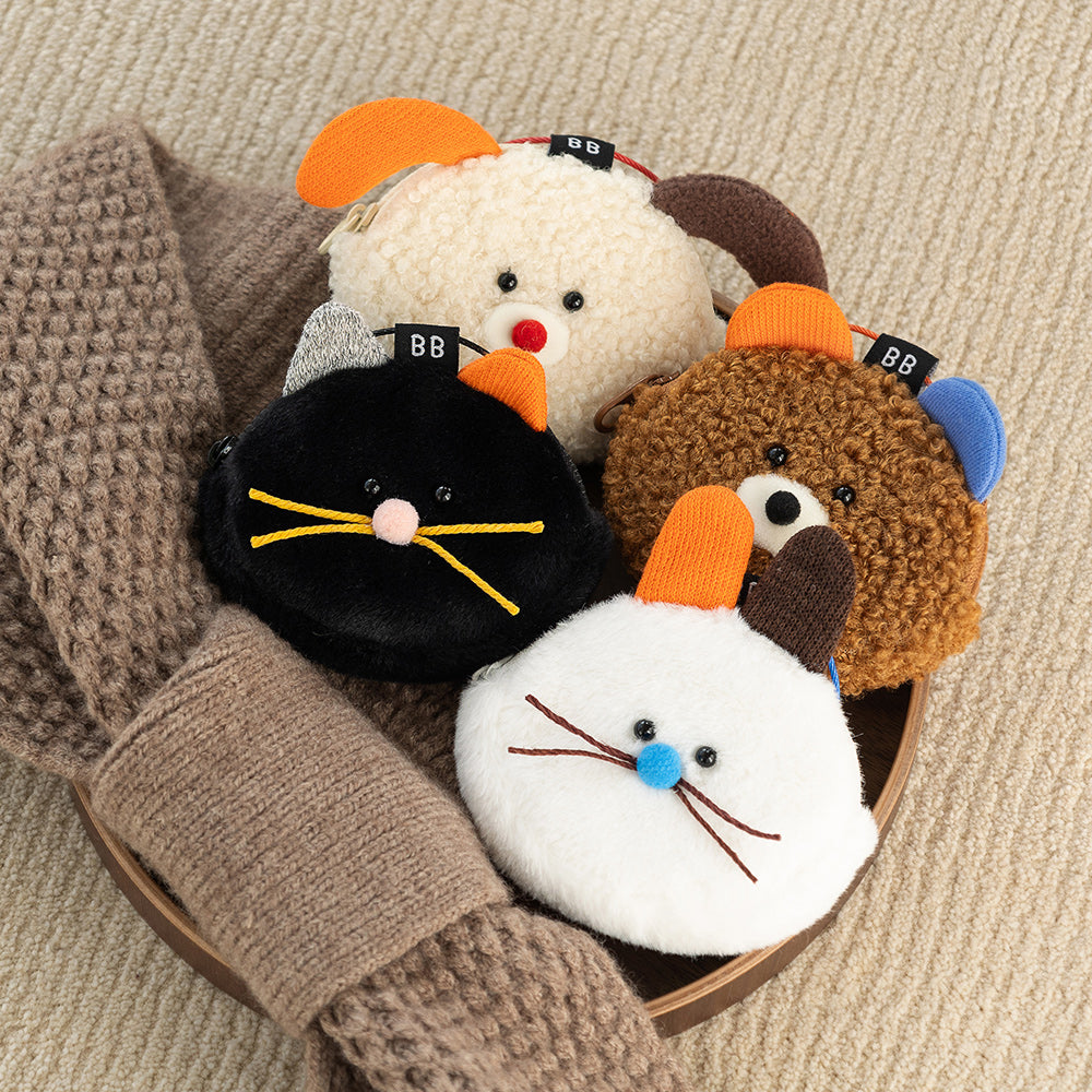 Romane Brunch Brother Fluffy Airpods Pouch (4色)