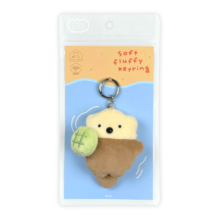 Hookka Hookka Studio Soft Fluffy Keyring -Melonpan haedal