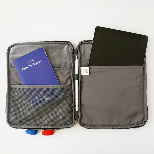 Romane Brunch Brother Pompom Boucle Ipad Pouch (3 Colors) (11 inch)