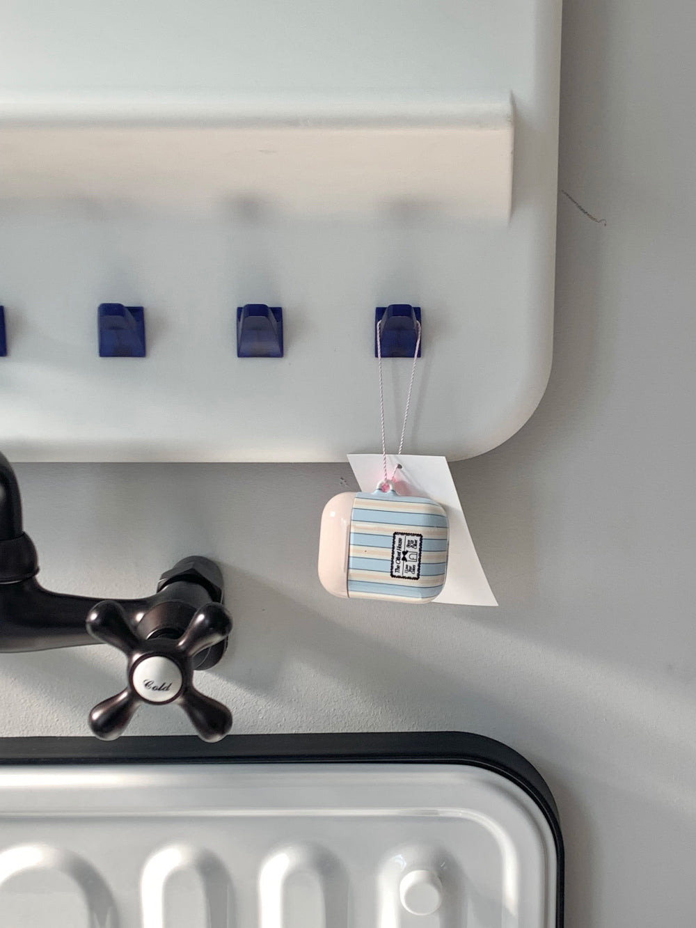 Olivet house stripe airpods case