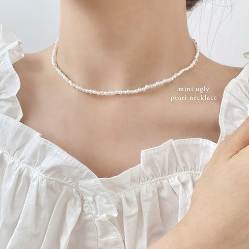Mini Ugly Pearl Necklace