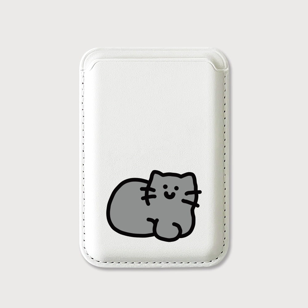 【85折加購✨】Cuter Russian Blue Cat Magsafe Card Wallet
