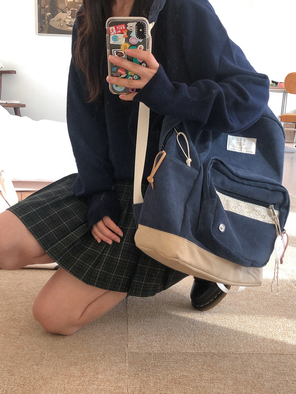 Ovuni Bon Voyage Backpack - Vintage navy