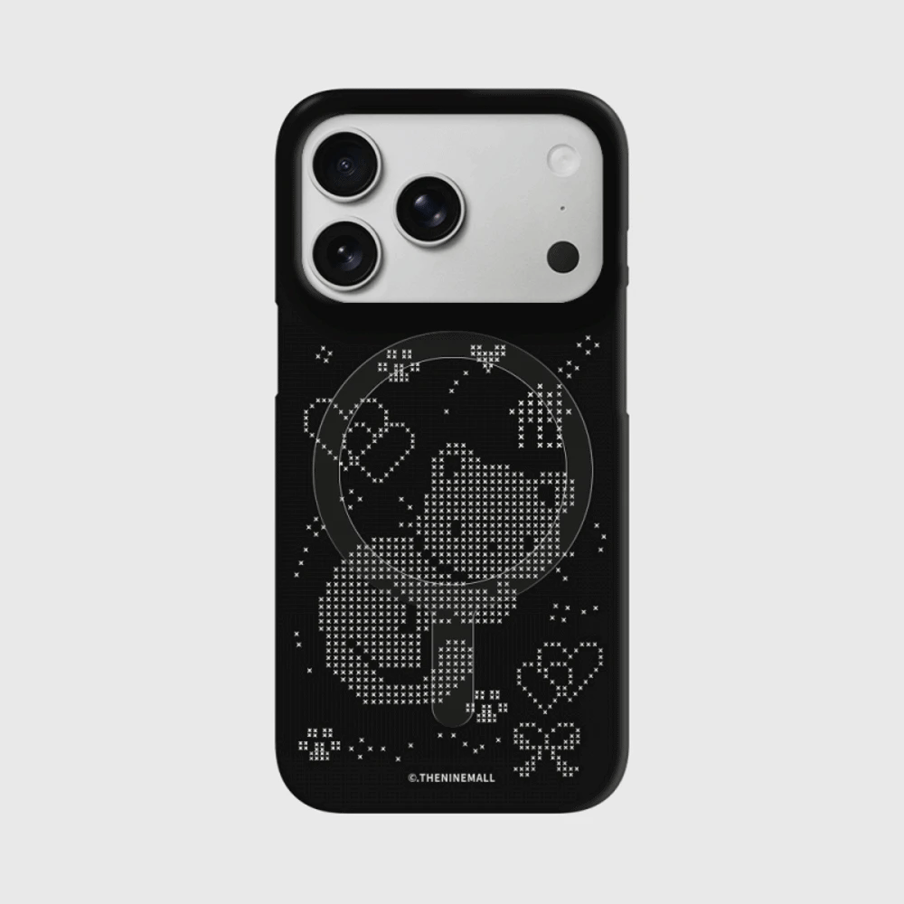 Hey Cat Stitch Phone Case (Hard/Card Storage/Magsafe)