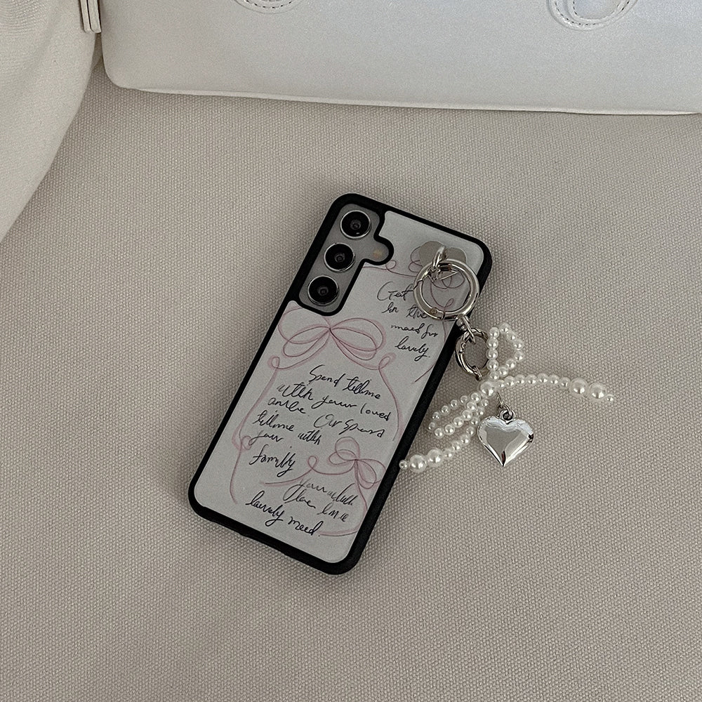 【Set】Spend Lovely Time (Bumper Case)+愛心扣+鎖匙扣