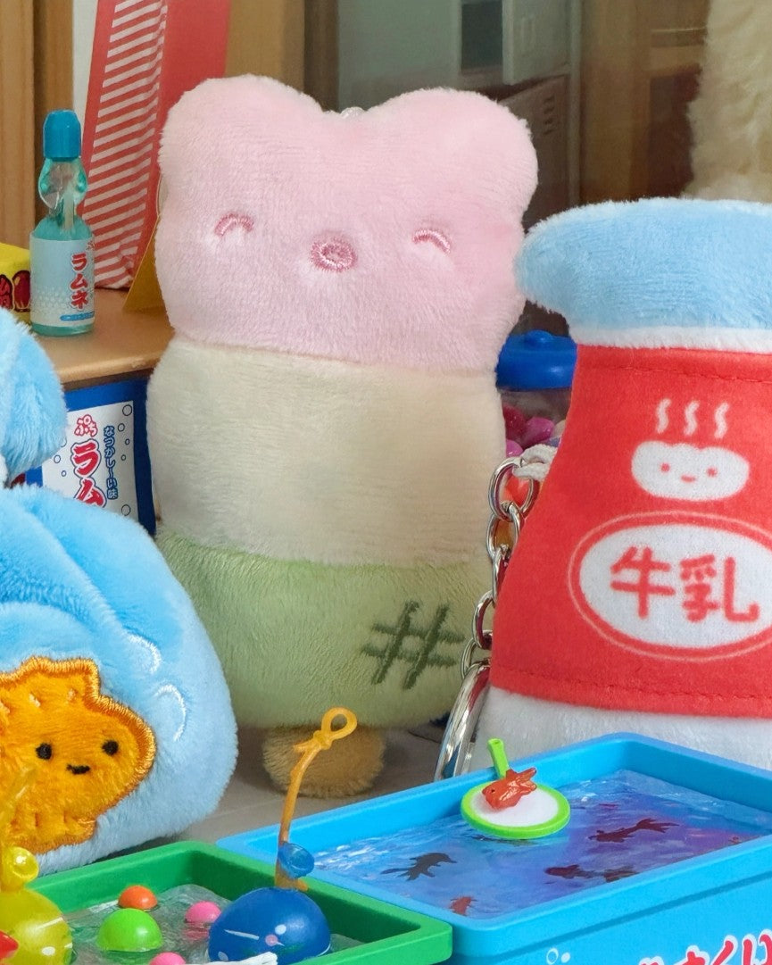 Hookka Hookka Studio Soft Fluffy Keyring -Muu dango