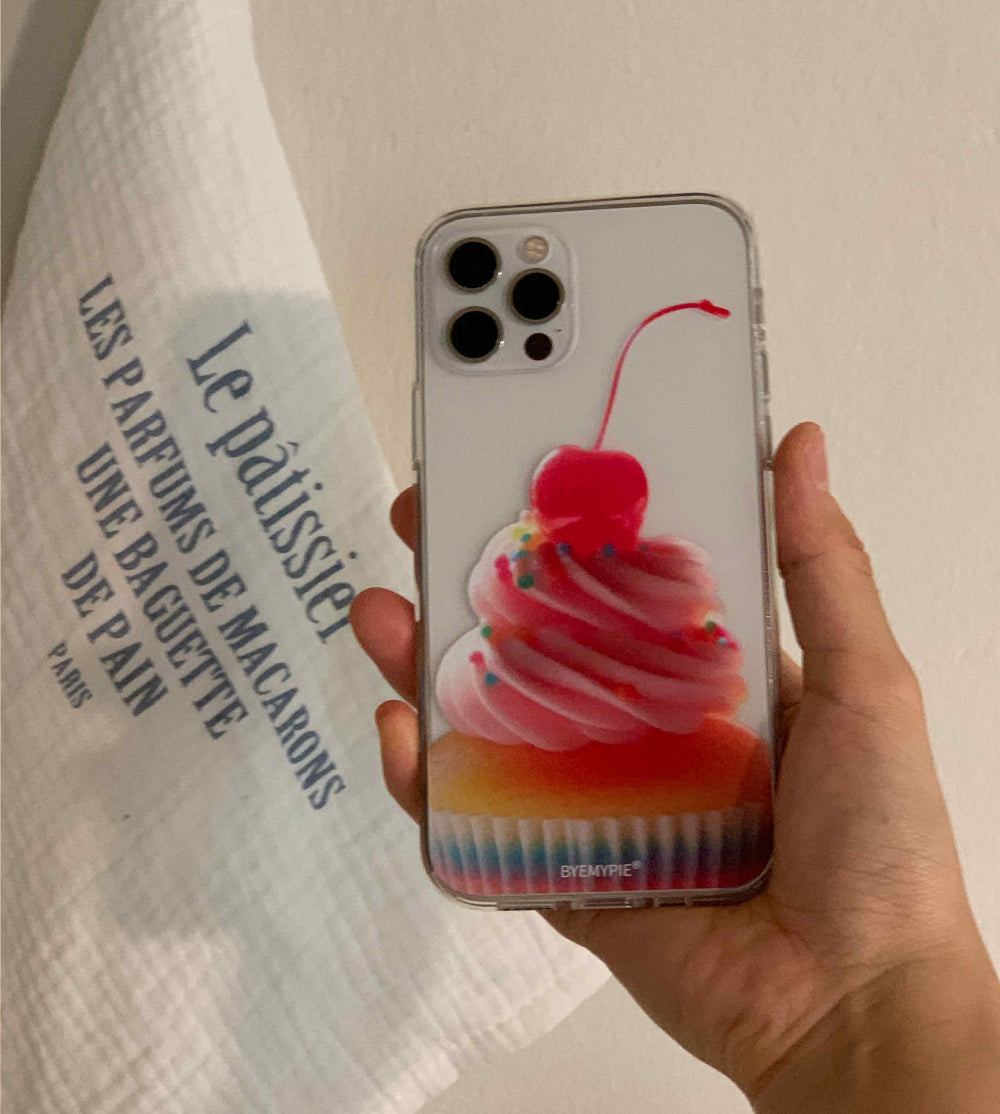 Byemypie Cupcake Phone Case (Hard Jelly 透明殼)