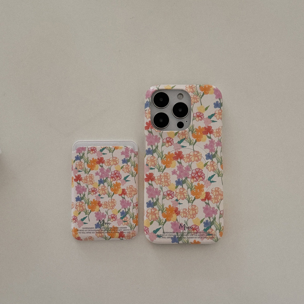 Blooming Aura Phone Case (Hard/Card Storage/Magsafe)