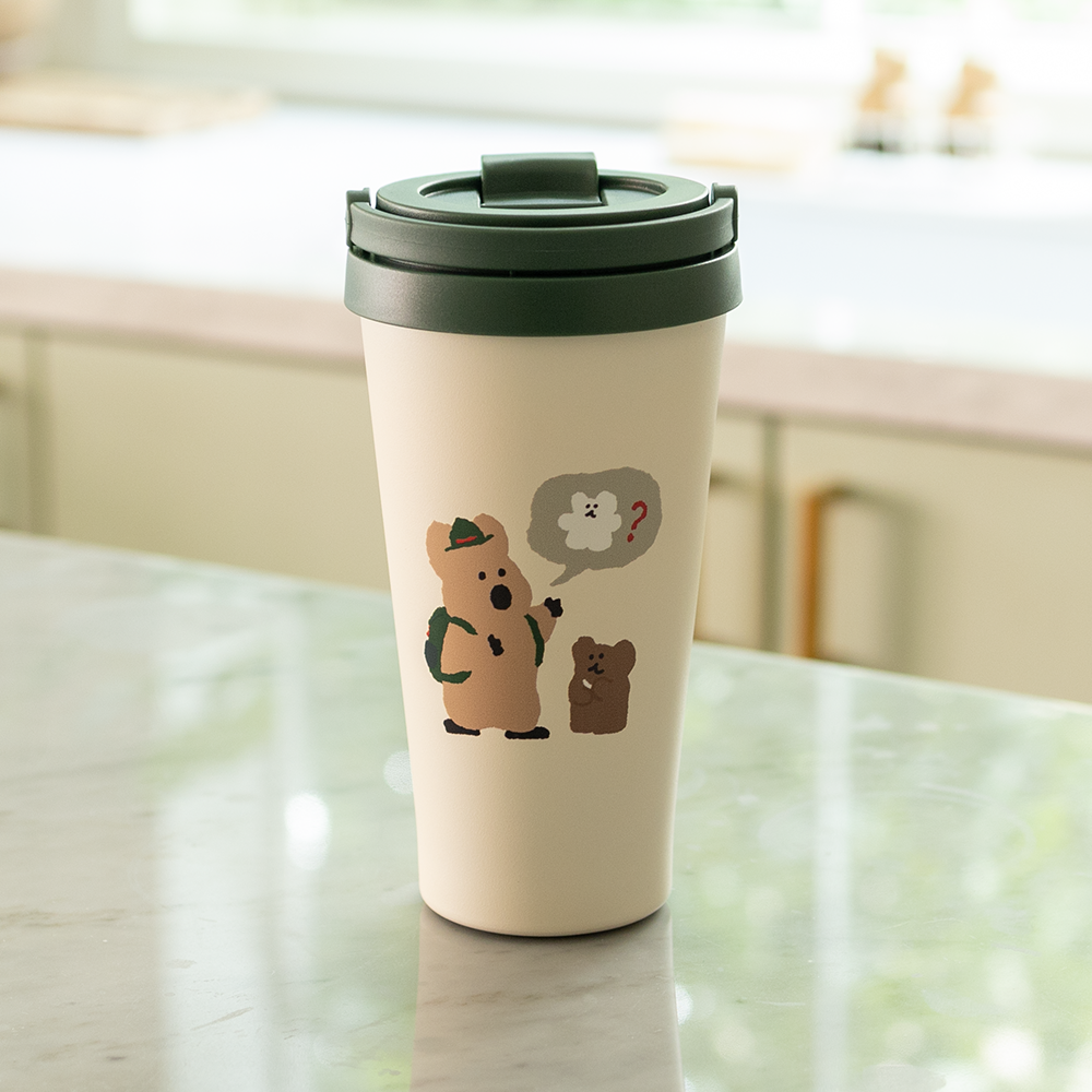 Dinotaeng Quokka & BOBO in the Woods Tumbler