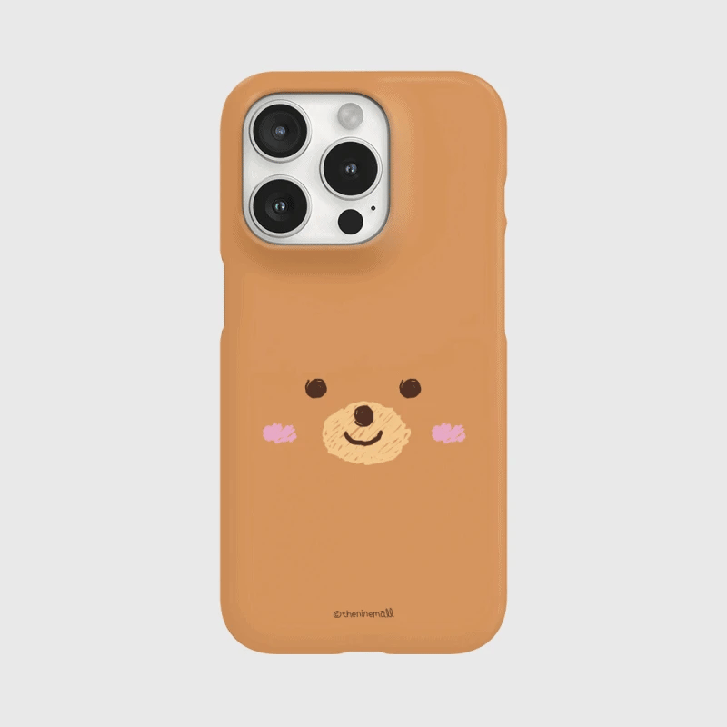 Doodle Gummy Face Phone Case (Hard/Card Storage)