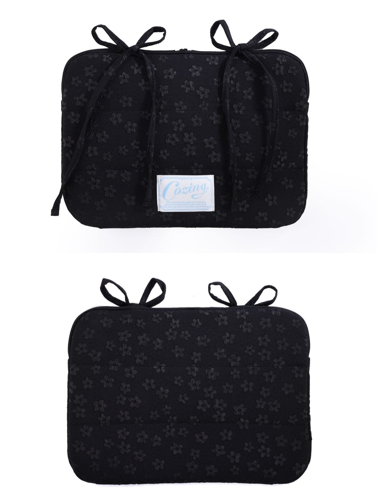 Cozing Bedding Notebook pouch_jacquard black