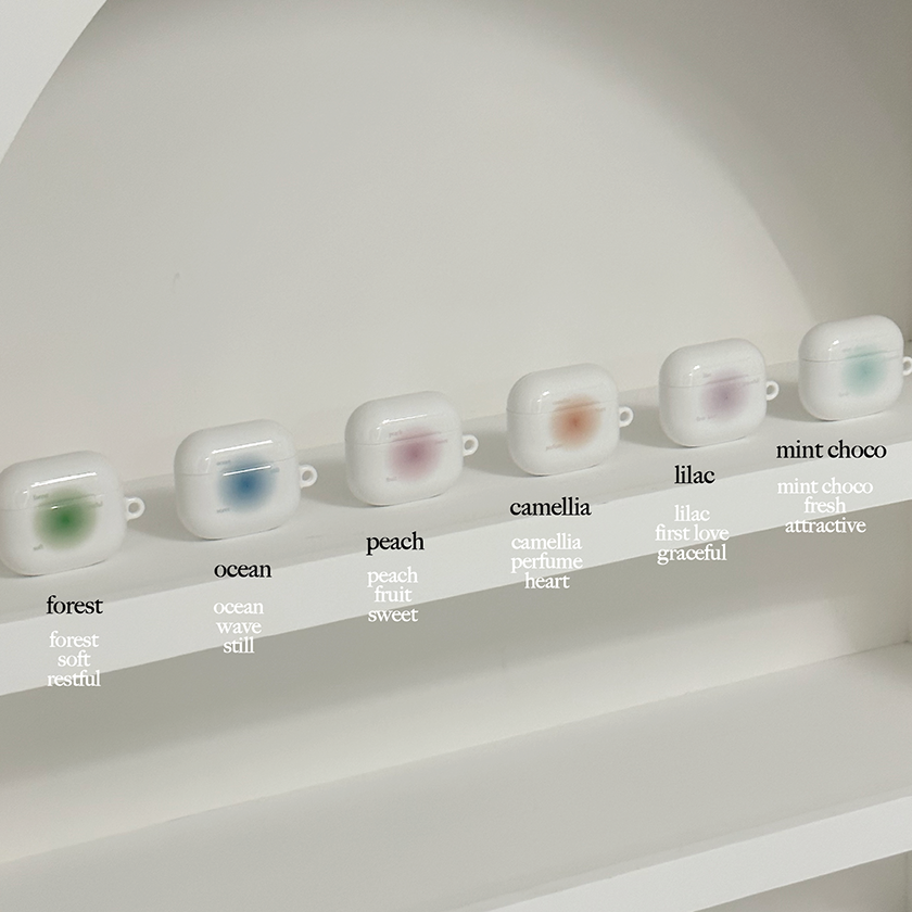 Tiny Weather Cheek Airpods Hard Case (6色)