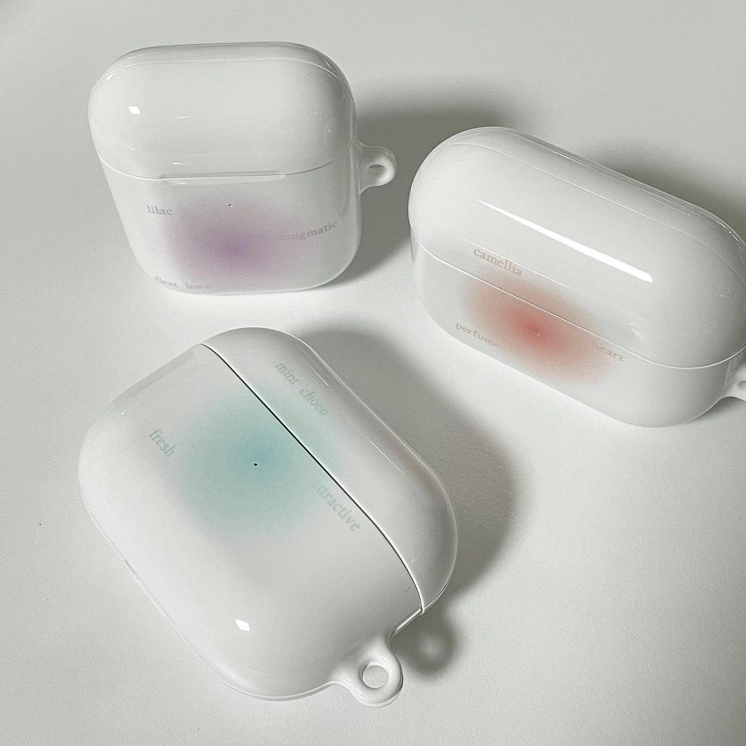 Tiny Weather Cheek Airpods Hard Case (6色)