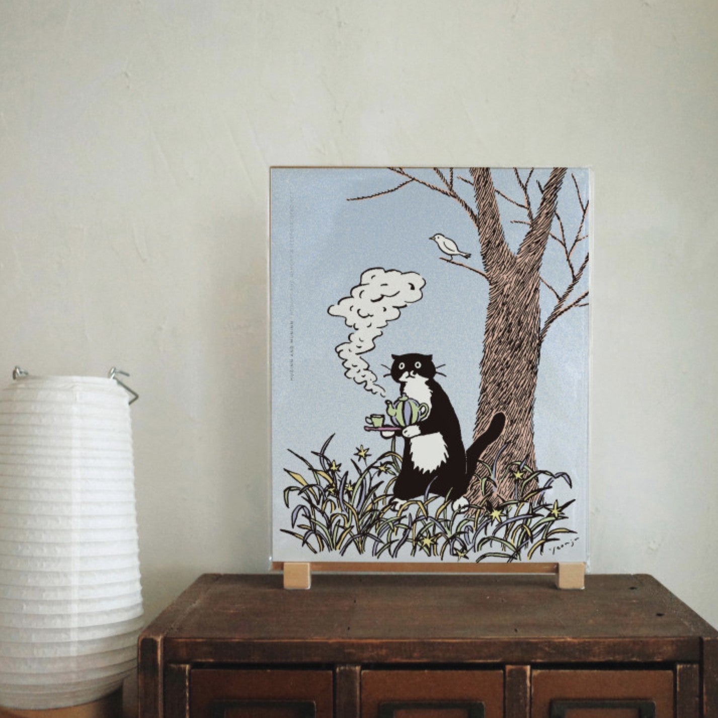 Huginn and Muninn Mini poster_tea time