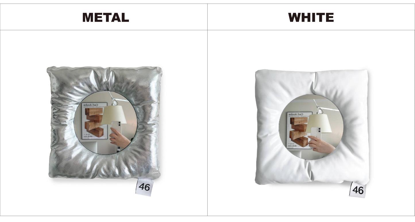 46month Cushion Mirror_Metal/White