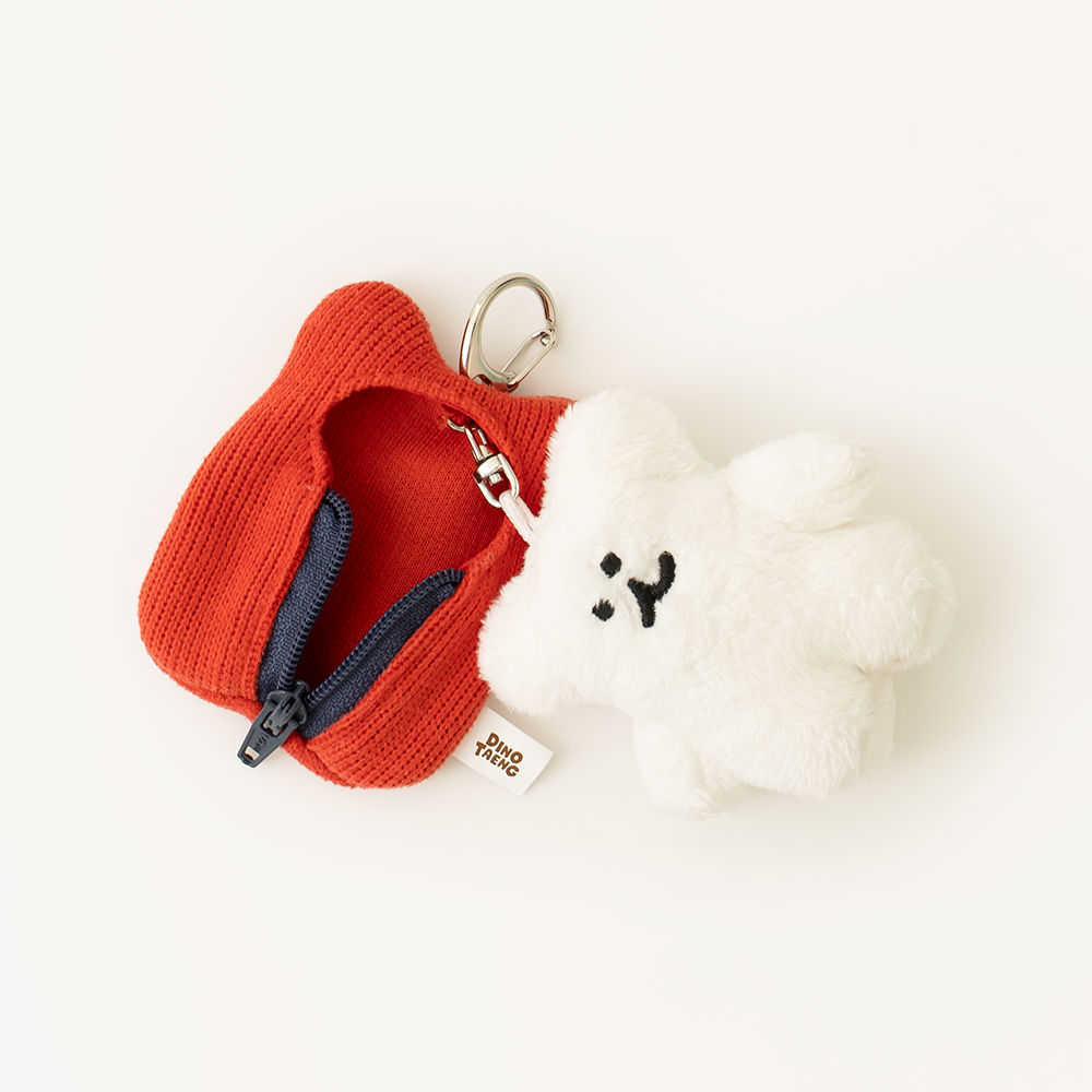 Dinotaeng Bobo in Sleepingbag Keychain