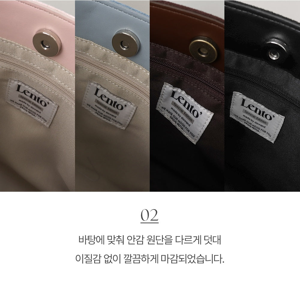 Slowand #LENTO. Bazil suede bag - 2 color