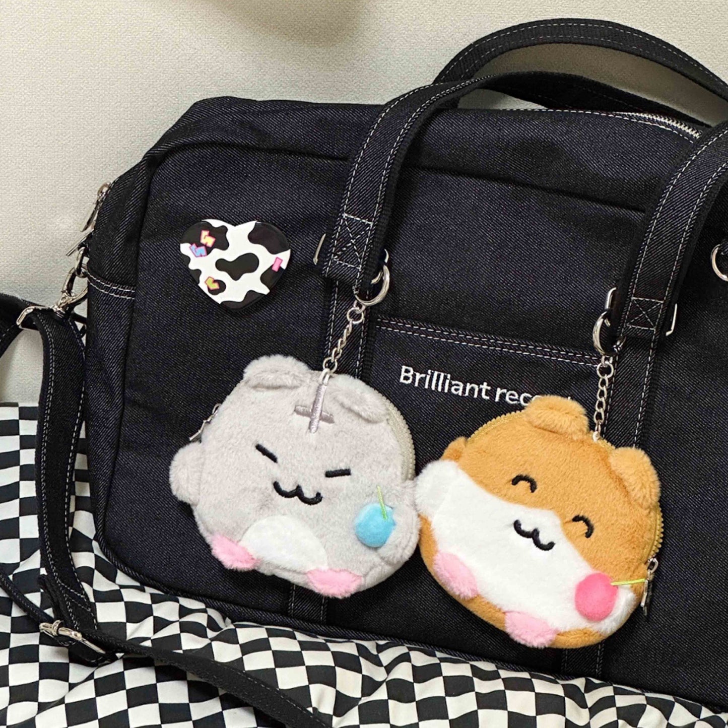 Heeheeclub Hamster and Cherry Pouch (2色)