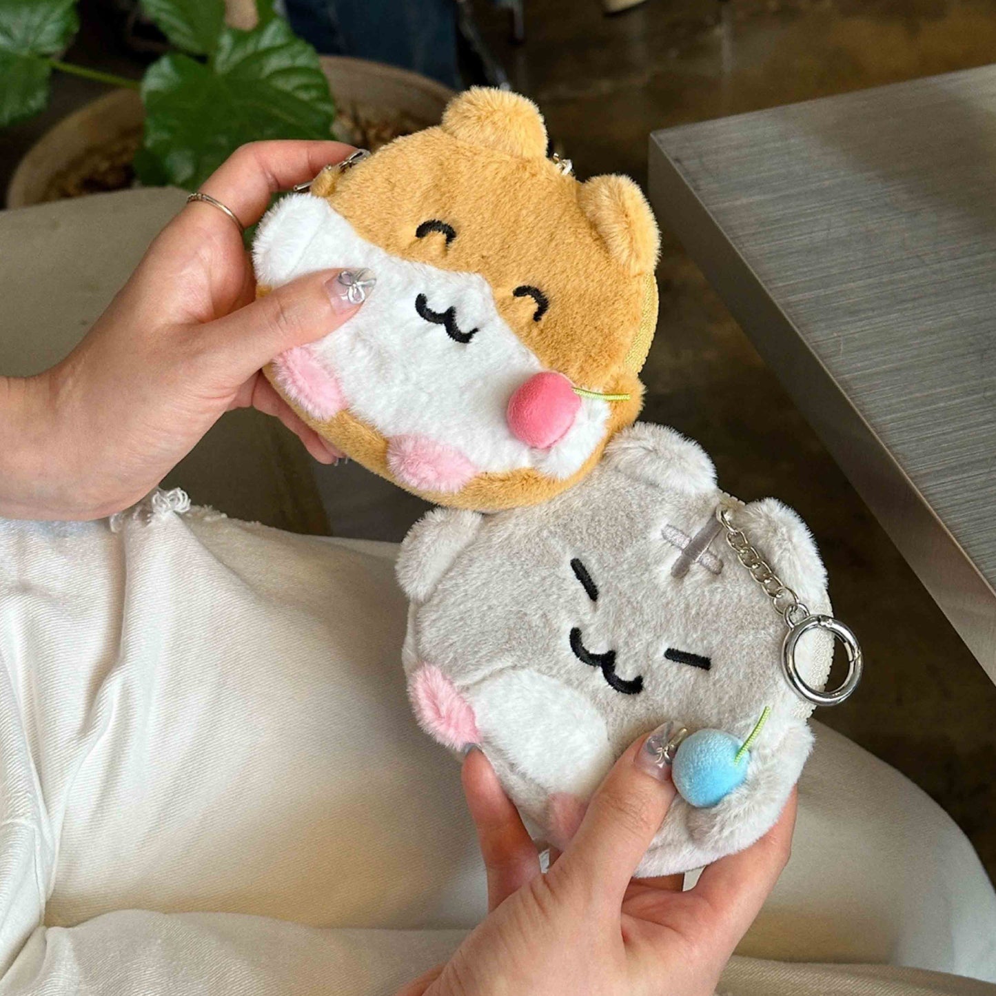 Heeheeclub Hamster and Cherry Pouch (2色)