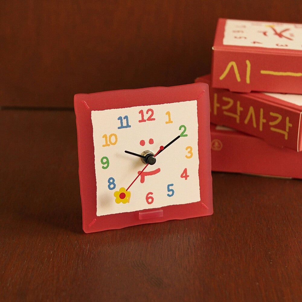Ahmugaec 아무개씨 Square Desk Clock (夜光)