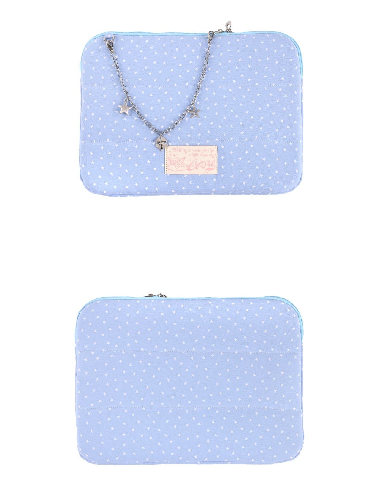 Cozing Star Chain Notebook pouch_cotton sky