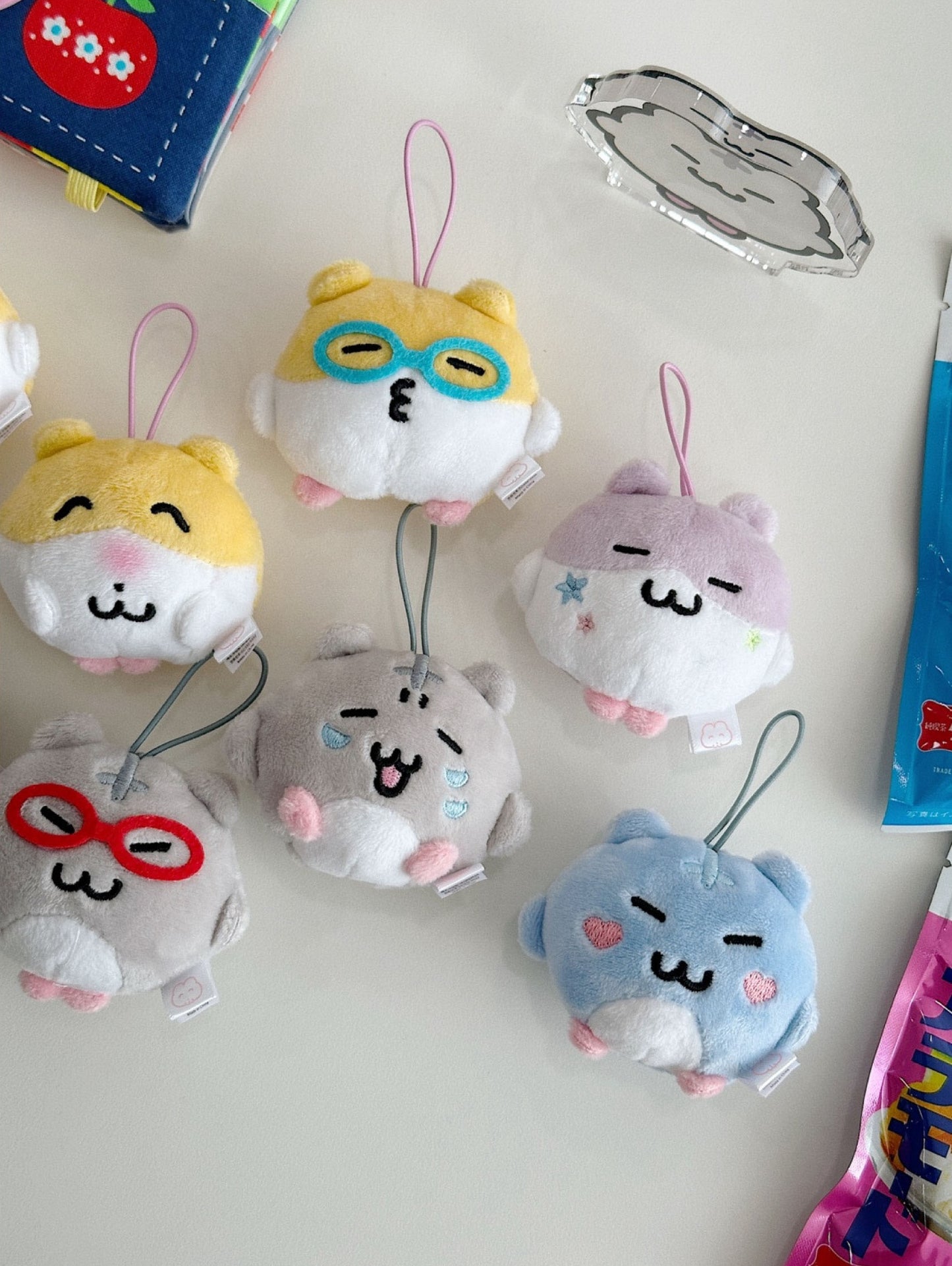Heeheeclub Hamster Random Keyring (隨機一款)