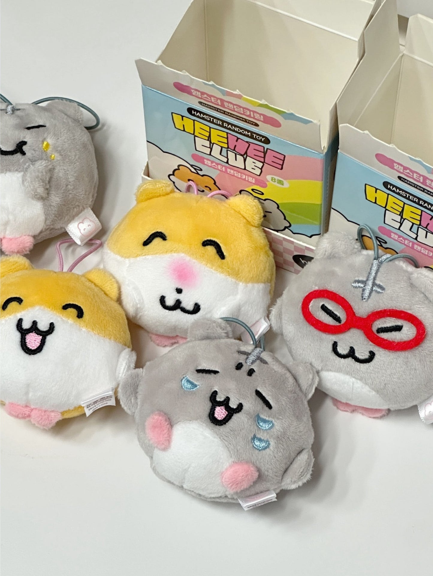 Heeheeclub Hamster Random Keyring (隨機一款)