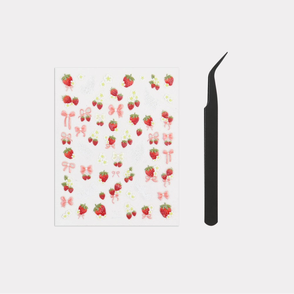 【加購享優惠】Mademoment Sweetberry Puff (Camera deco sticker) 附送貼紙鉗✨