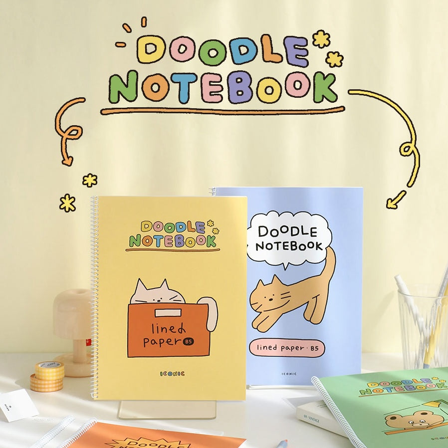 Iconic Doodle Line Notebook (01-04)
