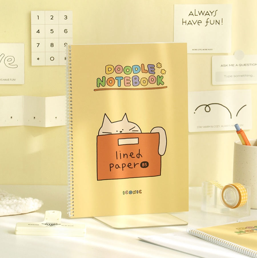Iconic Doodle Line Notebook (01-04)