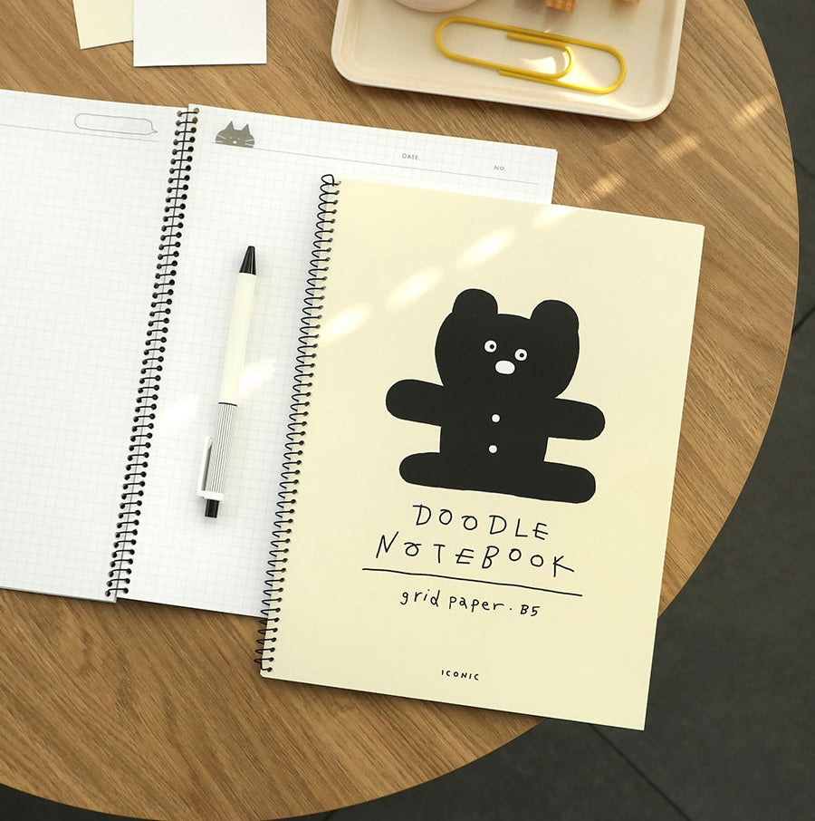 Iconic Doodle Grid Notebook (05-08)