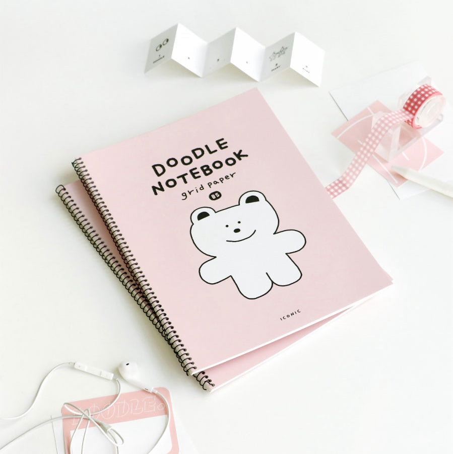 Iconic Doodle Grid Notebook (05-08)