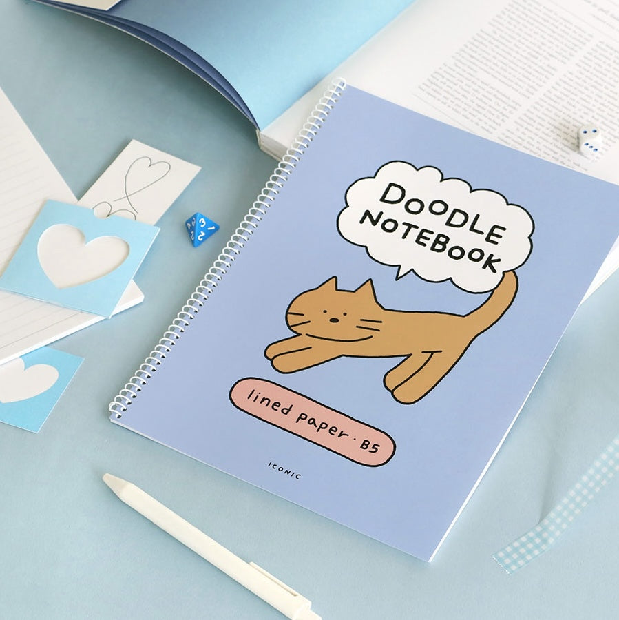 Iconic Doodle Line Notebook (01-04)