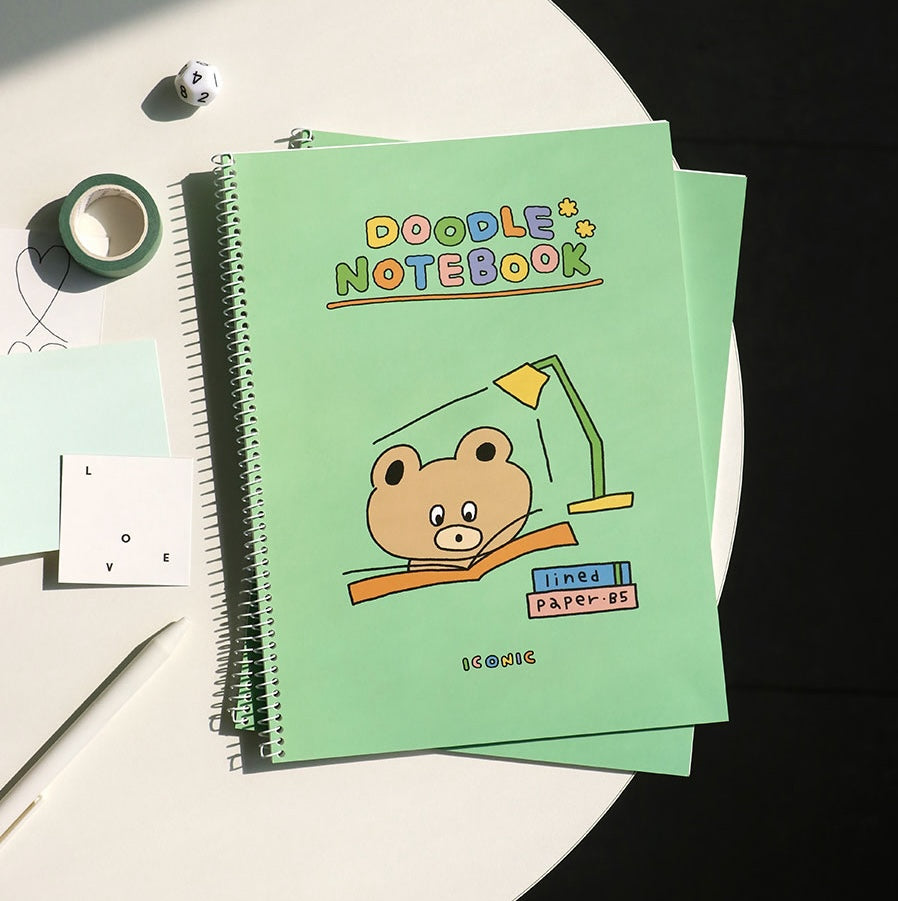 Iconic Doodle Line Notebook (01-04)