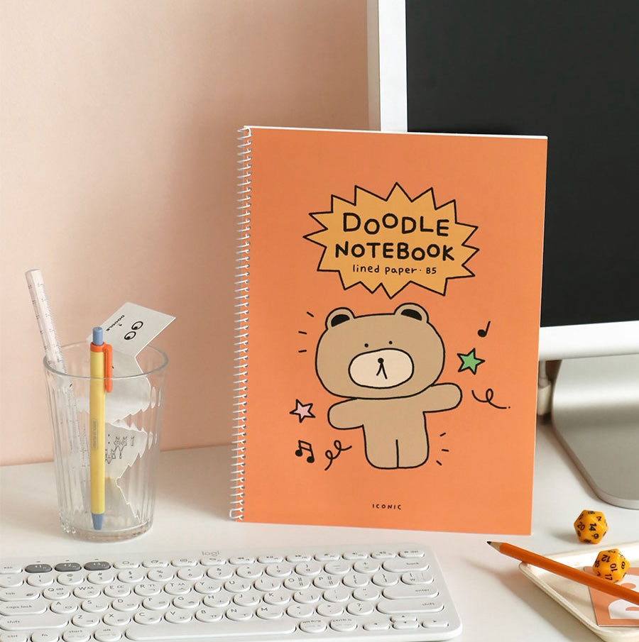 Iconic Doodle Line Notebook (01-04)