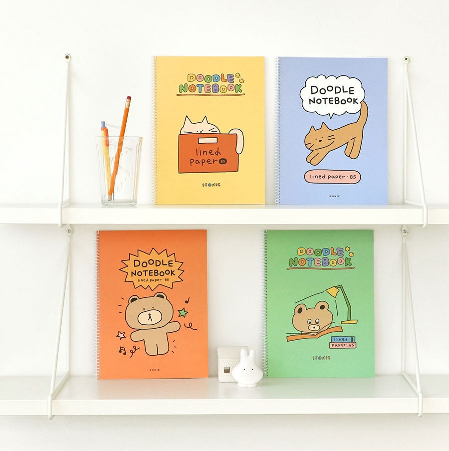 Iconic Doodle Line Notebook (01-04)