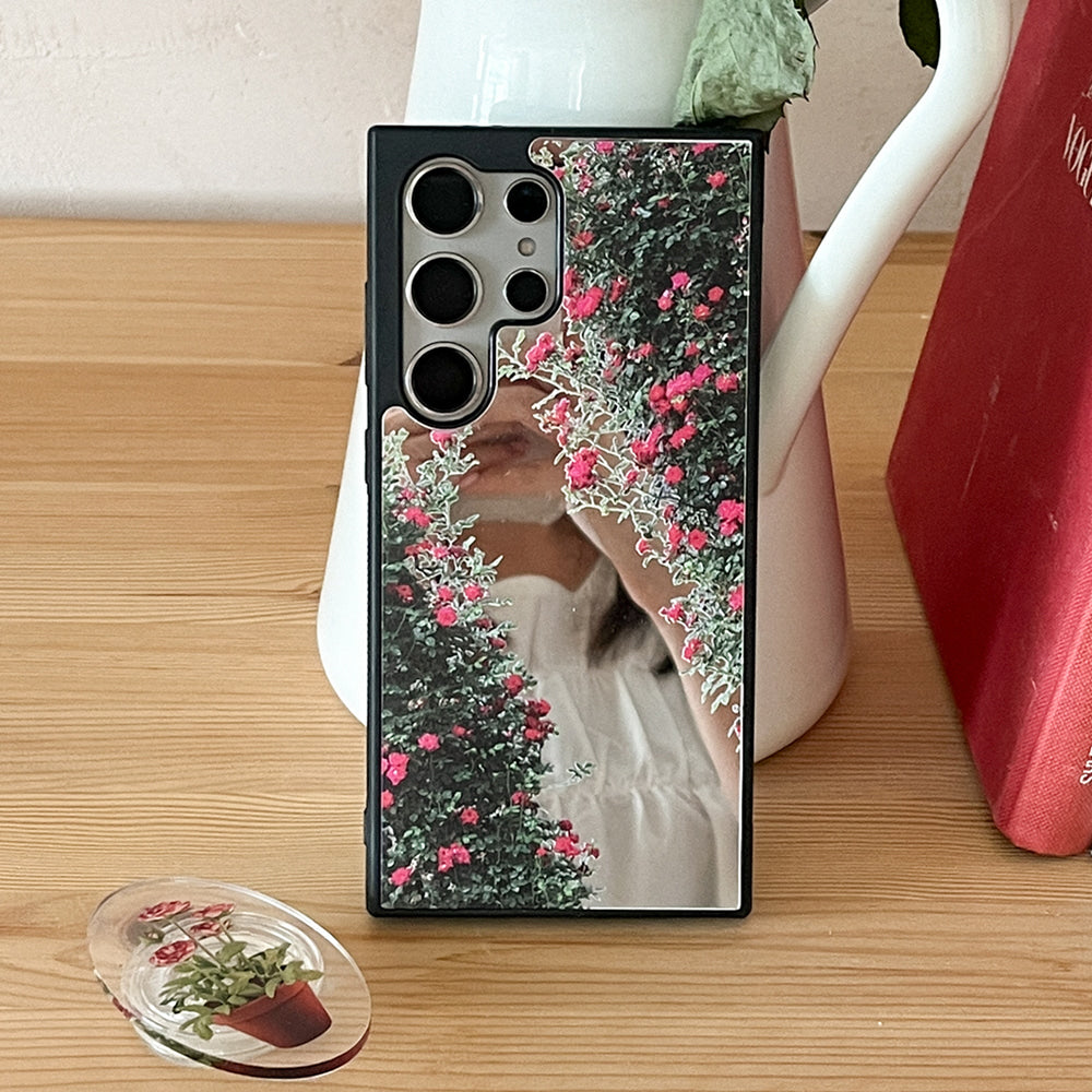 Summer Rose Mirror Bumper Case (鏡面殼)
