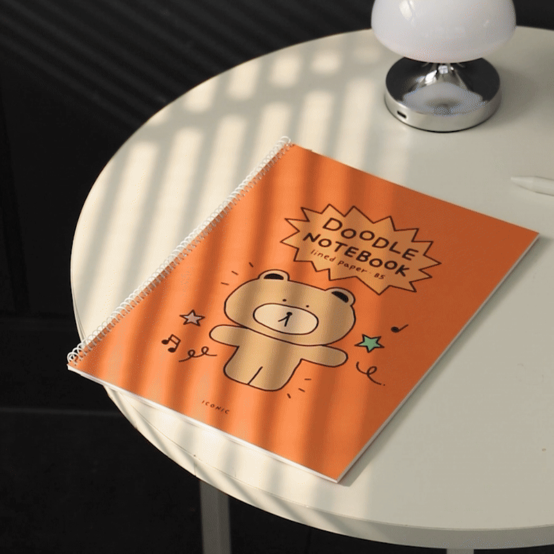 Iconic Doodle Line Notebook (01-04)