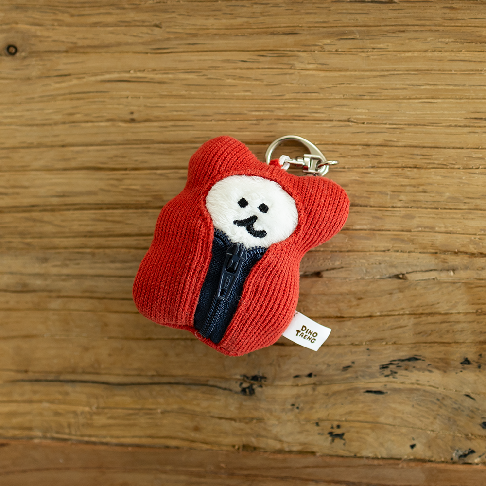 Dinotaeng Bobo in Sleepingbag Keychain