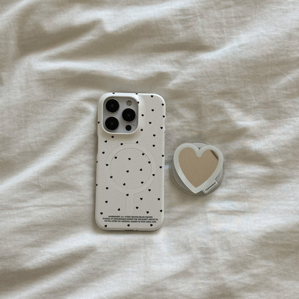 Dotty Love Phone Case (Hard/Card Storage/Magsafe) (4色)