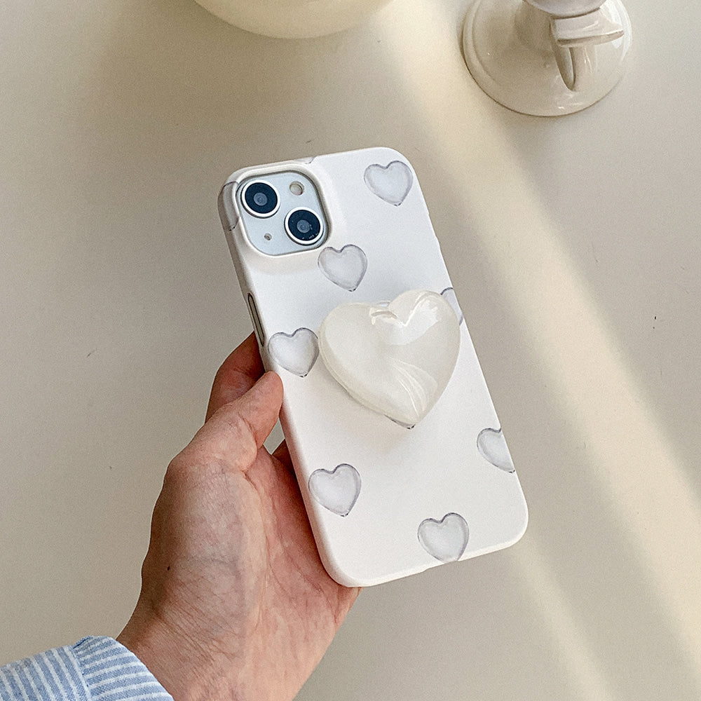 Pure Love Pattern Phone Case (Hard 普通硬殼) (3色)