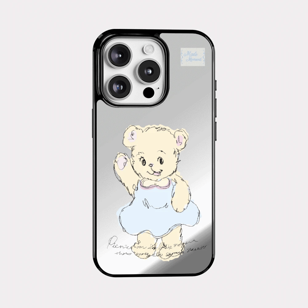 Adorable Bear Mirror Bumper Case (鏡面殼)