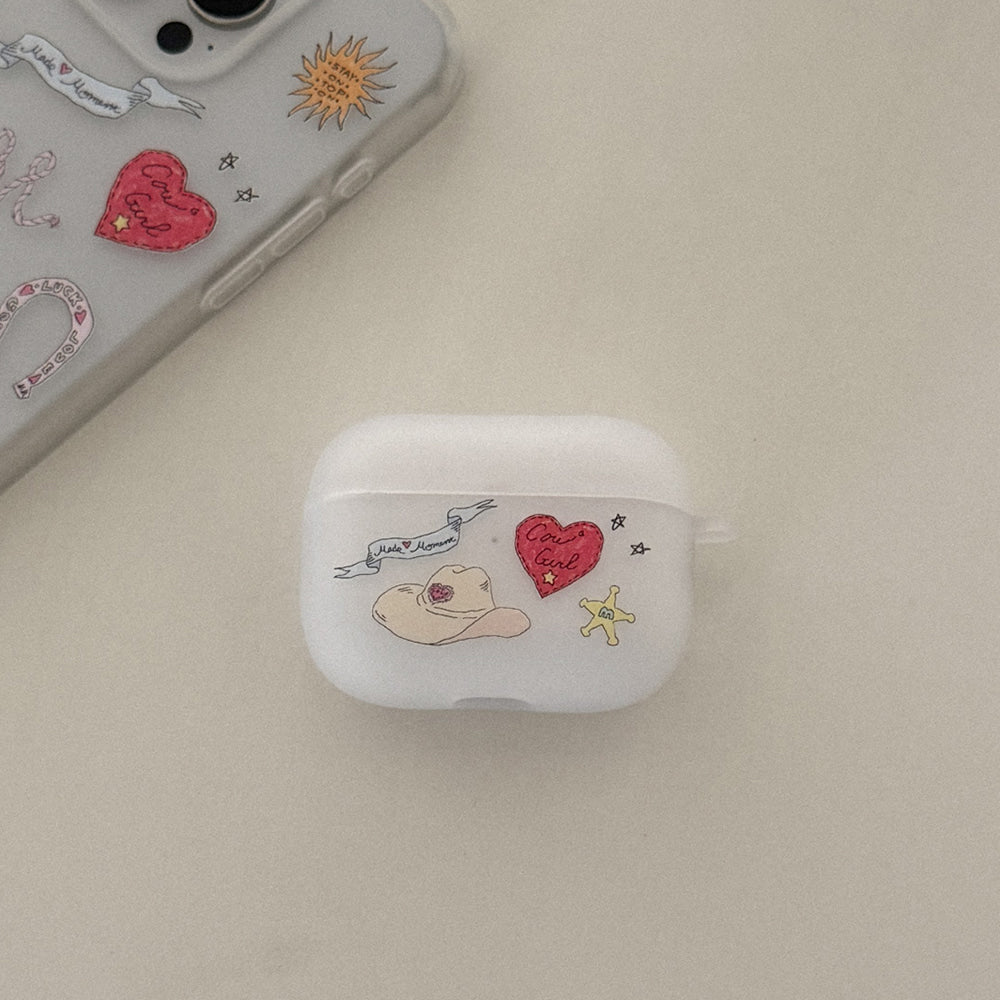 Mademoment Vintage Western Mood Airpods Case (半透明殼)