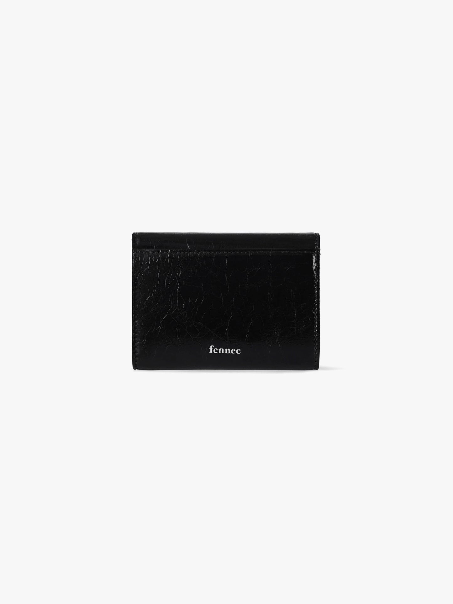 Fennec Crinkle Triangle Doco Wallet - Black