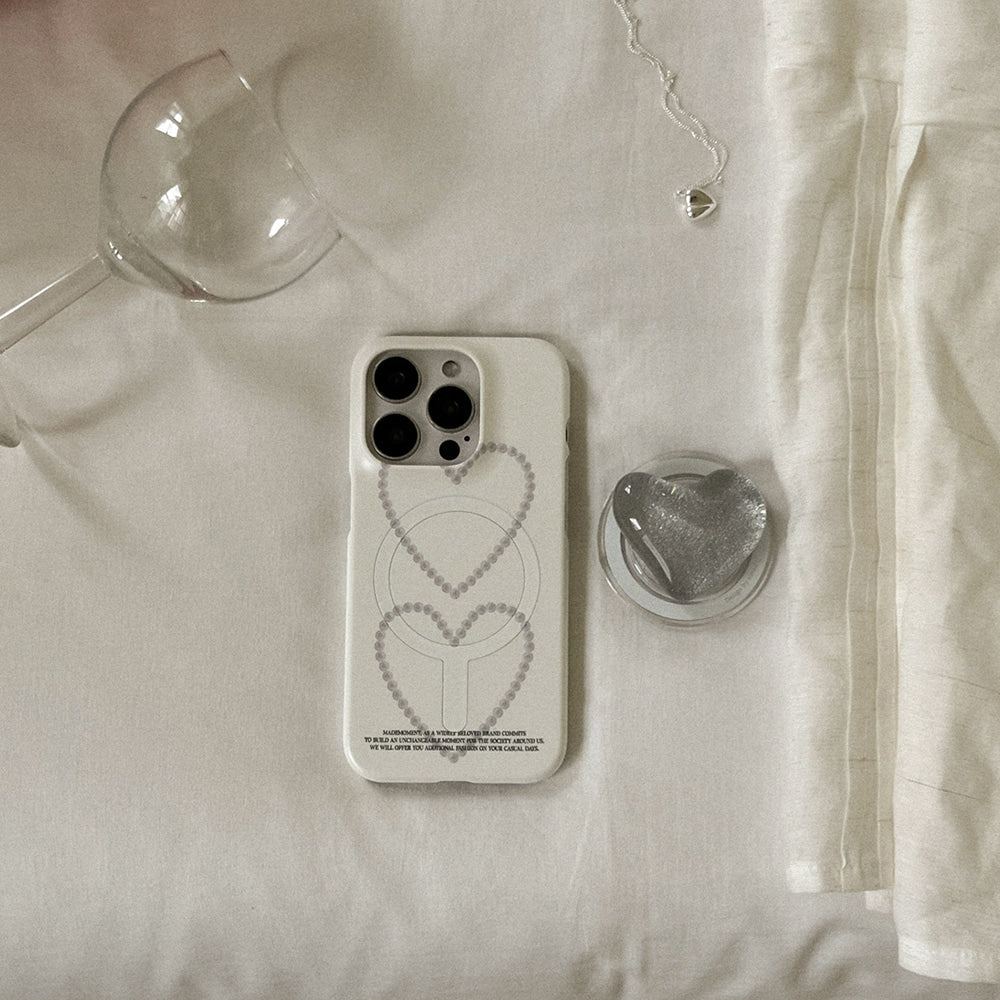 Pearl Glow Phone Case (Hard/Card Storage/Magsafe) (3色)