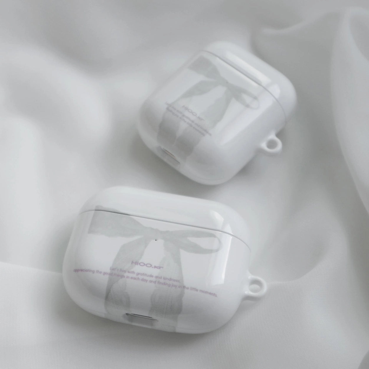 HIOO.kr Lace airpods case (Glossy hard)