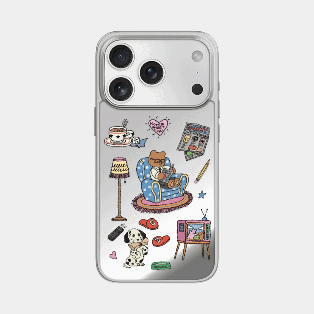 Gummy Sofa Days Phone Case (Mirror silver bumper case)