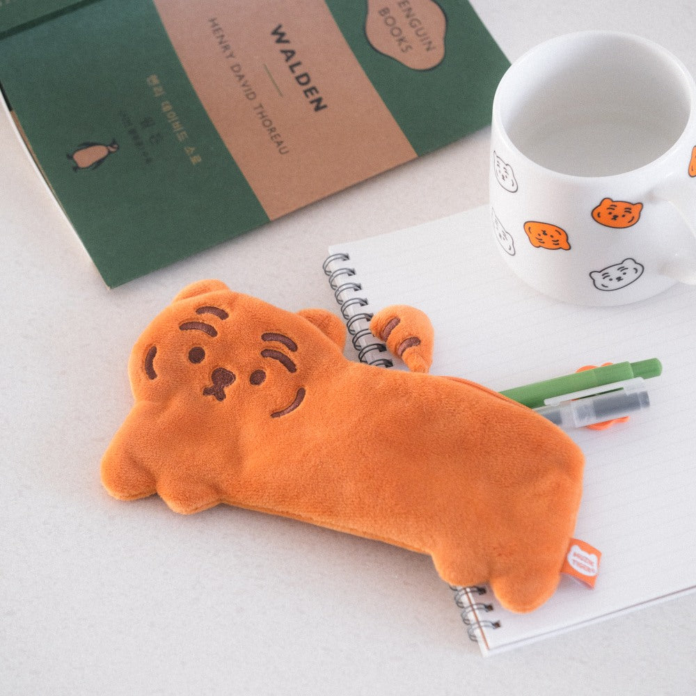 Muzik Tiger Flat Pen Pouch (2色)