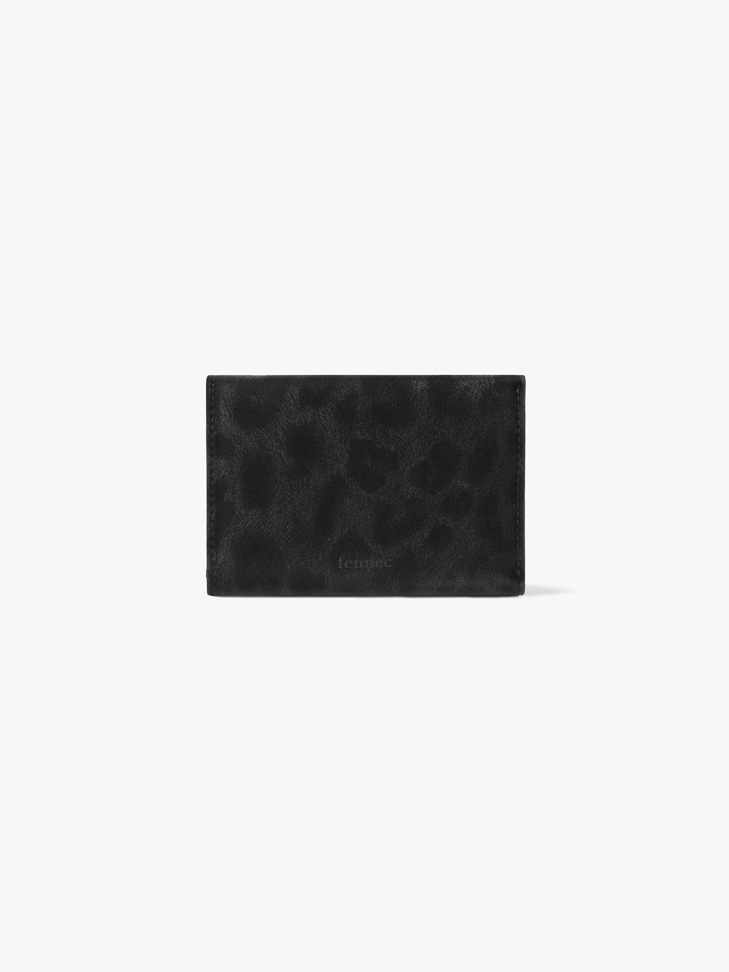 Fennec Triangle Triple Wallet - Leopard Black